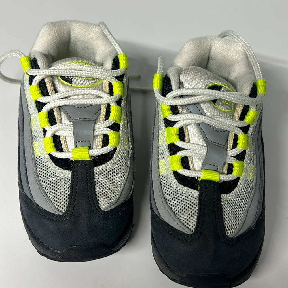 Nike Kids Sneakers - Black, Gray, Neon Yellow